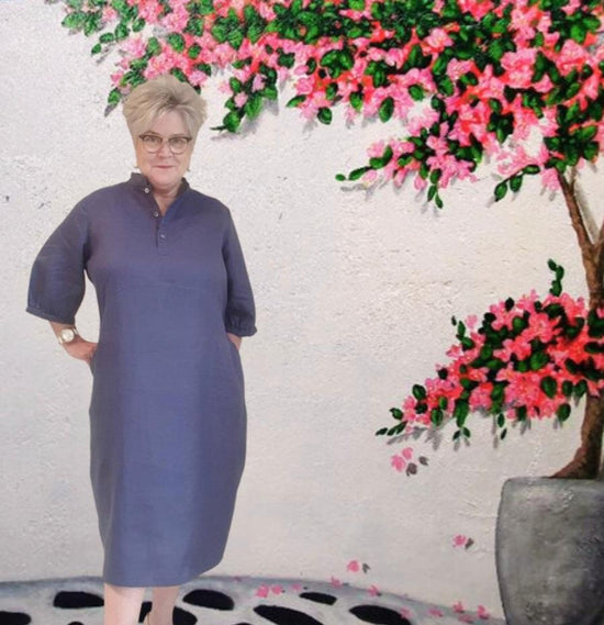 Loretta Linen Dress
