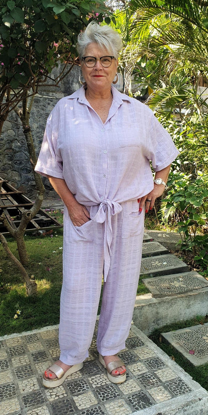 Tarni  Twin Set  100 % Cotton Gauze - Includes Top and Pants