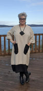 Daisy Linen Dress Round Neck