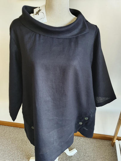 Poppy Linen Top