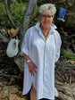 Bessie Linen Long Sleeve Top