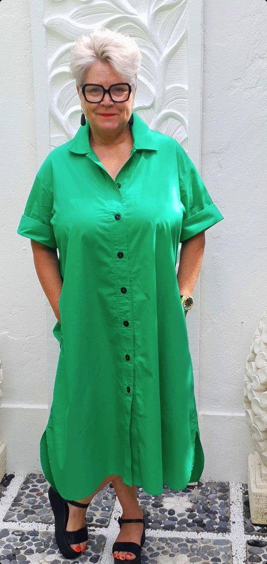 Sally Poplin Cotton Dress